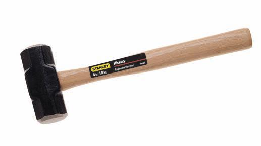 81 0 / 4 Hammers STANLEY FATMAX ANTIVIBE BLACKSMITH HAMMER Forged, one-piece steel construction is heat treated and tempered for increased strength and durability.