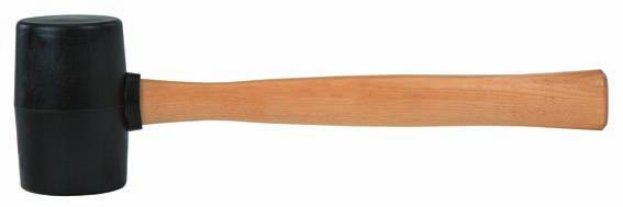 HICKORY HANDLE SOFT FACE HAMMERS Faces are made of durable plastic that will not mar finished surfaces Traditional, high quality hickory handle Head Length Face Widths Head Weight SKU No. in. mm in.