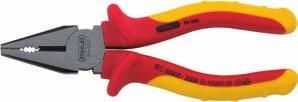 Angled diagonal pliers allow for easy work in confined spaces. Jaw Cutting Edge Jaw Length Jaw Width Thickness Length SKU No. in. mm in.