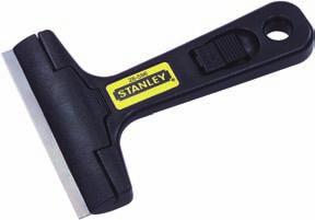 Works with this standard Stanley scraper blade (28-597). Scraper Blade Included (28-597): 1. Fixed Blade Positions: 1.  mm in.