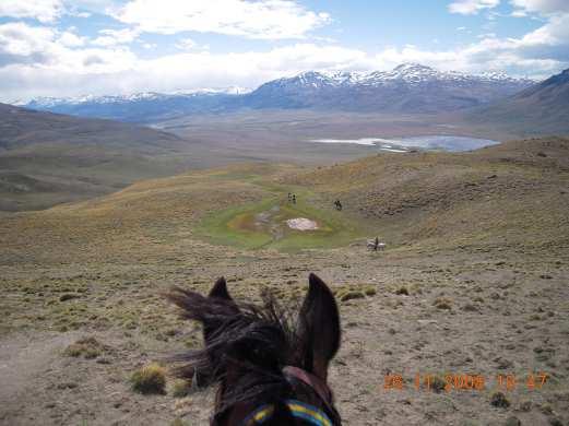 [8] Day 4 After breakfast pack up camp and ride eastwards towards the heart of the park and the Paine Massif mountain range. The views are dramatic and beautiful.