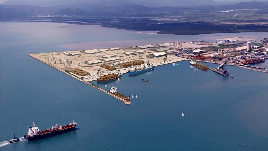 $1.6BN PORT EXPANSION PROJECT 14 15 12 17 16 18 40 MTPA BY 2045 UNDER