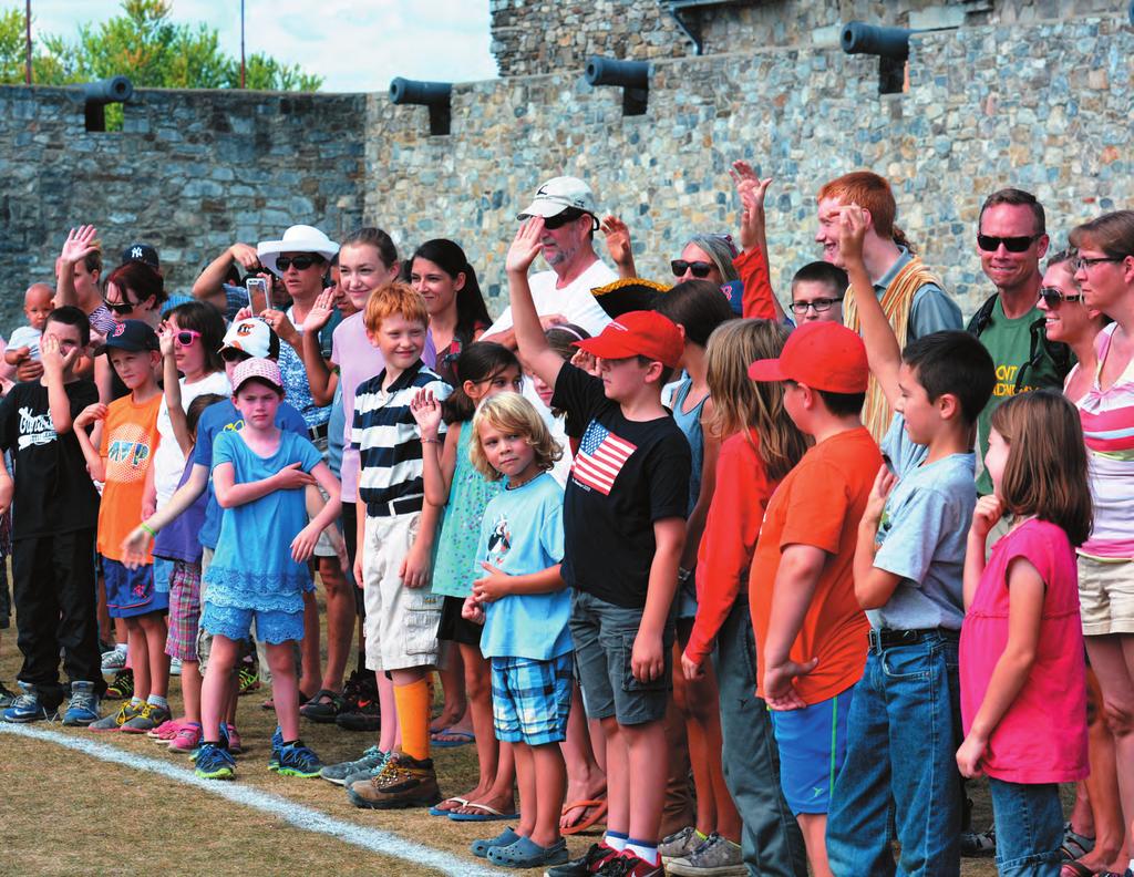 Annual Visitation IN 2016, OVER 75,000 GUESTS VISITED FORT TICONDEROGA.