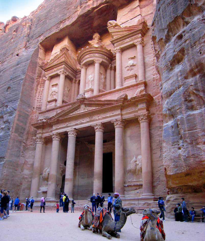 (B,L,D) Day 7: Wednesday, February 6, 2019 - Petra We say goodbye to the Dead Sea and drive south to visit the beautiful rose red city of Petra.