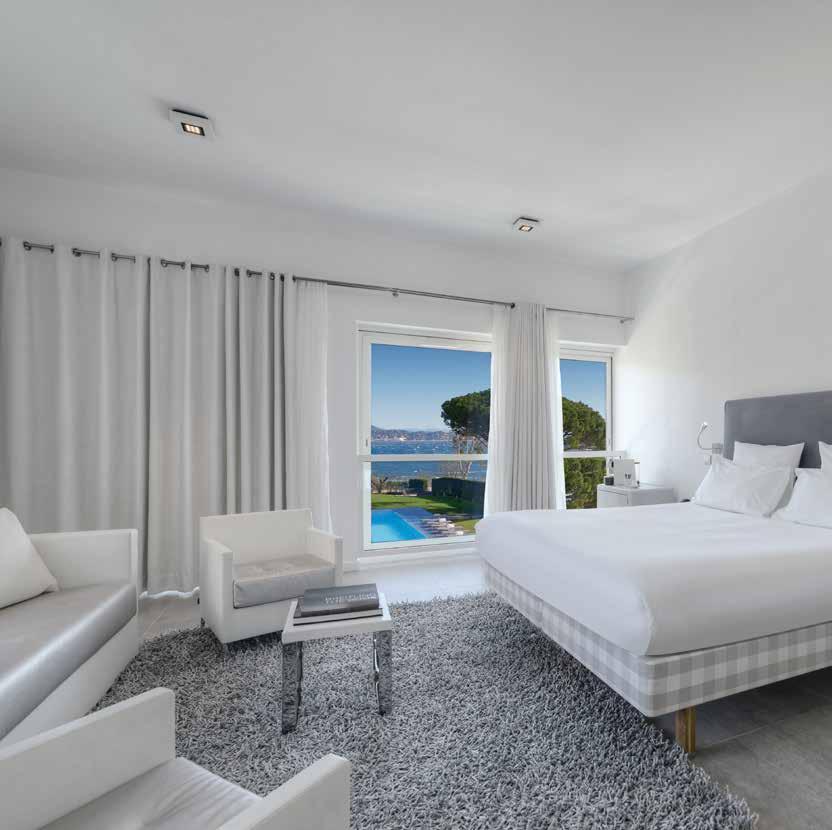 BEGIN EVERY MORNING WITH A FRESH OUTLOOK The hotel s 70 rooms and suites offer generous views onto the sea, the pool or the lush gardens.