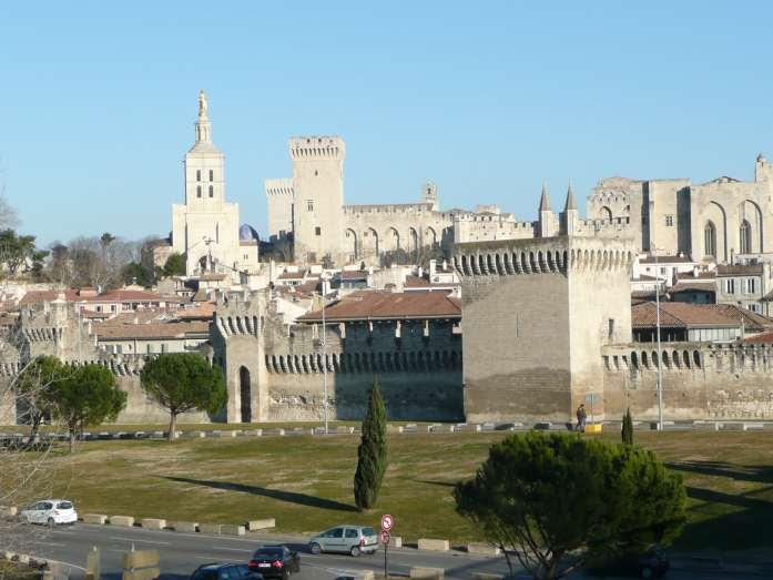 We then headed east and inland a bit to Avignon and the remains of its famous