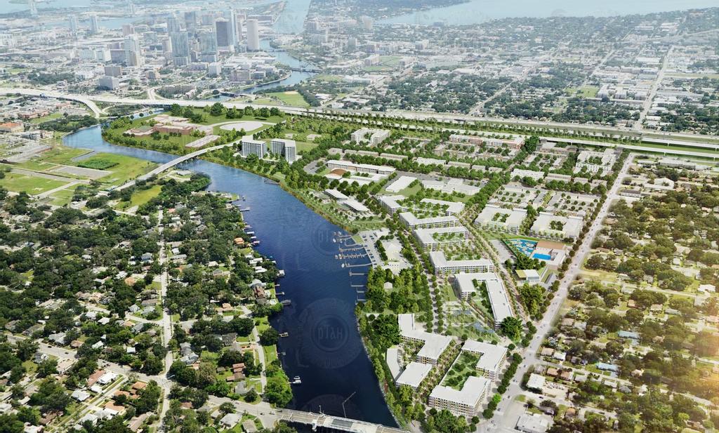 Florida Job Growth Infrastructure Application Artist Rendering of the West River Community This rendering shows the full