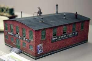 Tom Weiss brought in an N scale turnout which he made at the National