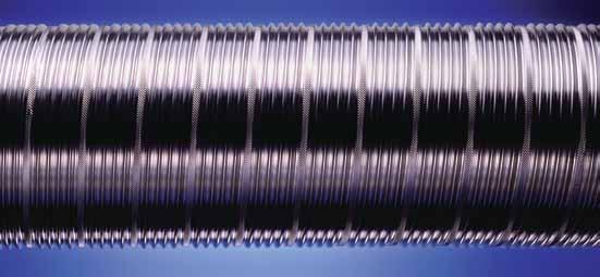 HT3000 Series Convoluted Air Ducting Hose A single metal strip is corrugated and helically-wound to form a light weight, flexible metal hose that offers resistance to corrosion and maintains its