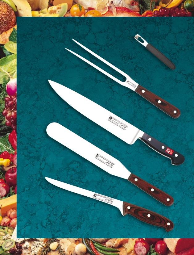 Table of Contents Masterpiece Series Forged POM Handle Knives 1-2 Ergonomic Plus Series Full Tang POM Handle Knives 3-4 Ergonomic Plus Winewood Series Full Tang Winewood Handle Knives 5-6 Apprentice