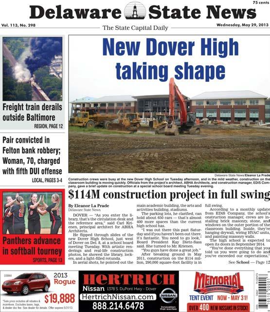 PUBLIC SCHOOLS New Dover High School will