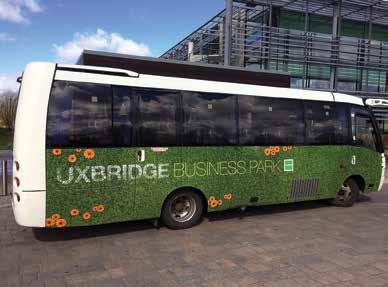 Reference - UB8 1DH Uxbridge Business Park Sanderson Road Bus stop Town Centre Uxbridge B467 B483 Oxford To Bristol and the West M4 Basingstoke M40 Reading Maidenhead J10 To Southampton M3 A413 High