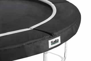 The ladders are available in different sizes. Salta - Covers To protect the Salta trampoline you can order a weather cover. This protects the jumping mat and safety pad against weather condi ons.
