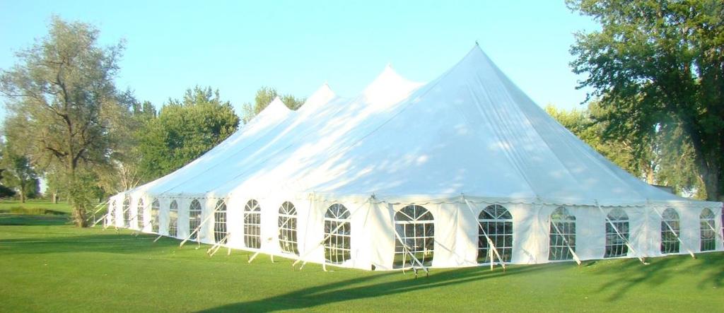40x100 Pole Tent with Window Side Walls Tent Accessories, Staging & Lighting Solid White Sidewalls Per 20 Section - $35.00 Dimmer for Tent Lights - $35.00 Window Sidewalls Per 20 Section - $40.