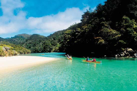 5 Day Abel Tasman Discovery from $1699pp * Includes 2 nights Nelson, 3 day/2 night Abel Tasman guided kayak and hiking national park tour and transfers.