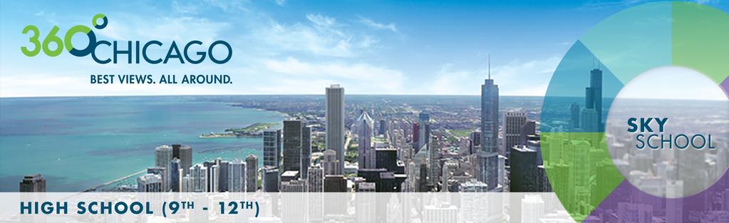 Welcome to 360 CHICAGO! We re glad you are here! We hope you are excited to experience the Windy City, 1,000 feet above The Magnificent Mile!