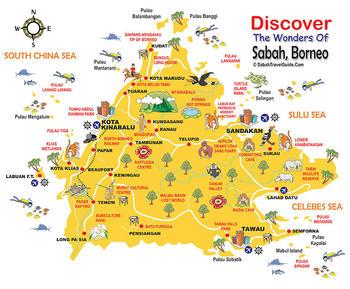 Sabah is a picturesque state of Malaysia Sabah is a picturesque state of Malaysia; one of the thirteen that make up the whole country.