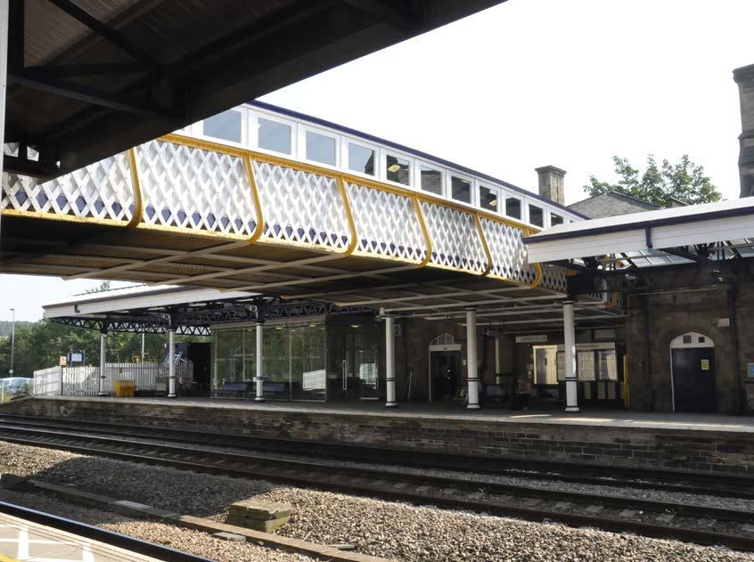 Dewsbury Station Footbridge MDL1 Leeds, Dewsbury & Manchester