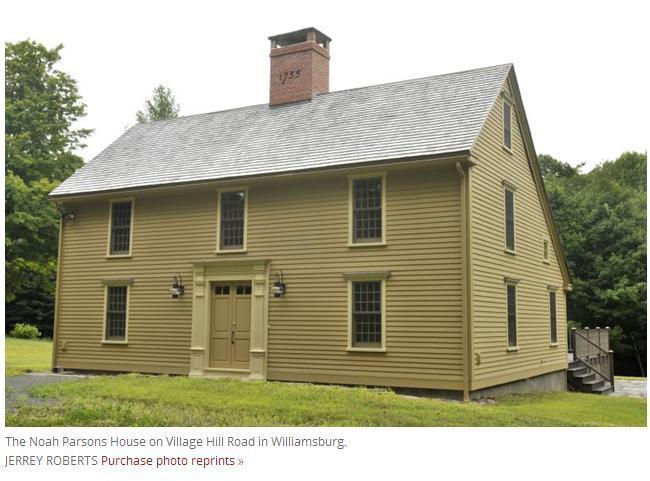 Ten Years After Being Dismantled Historic Parsons House is Rebuilt in Williamsburg and on the Market By REBECCA EVERETT@GazetteRebecca Tuesday, September 3, 2013 (Published in print: Wednesday,