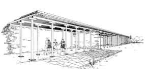 APOLLONIA - Studimi historik e arkitektonik i rilevimeve dhe tipollogjive ndërtimore Heeron, një Altar hyjnie e domosdoshmërisht një Stoa.