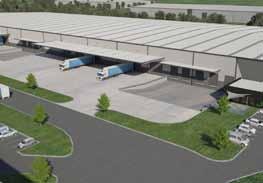 The facility will incorporate a lettable area of 25,550 square metres, of which 15,250 square metres is committed to Bracknells Warehousing. The facility is on a site of 4.