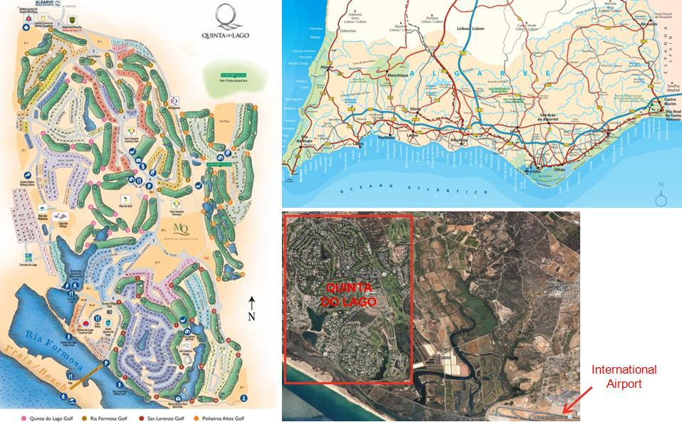 Location Quinta do Lago > Quinta do Lago was founded in 1972 and has since gained the reputation of being one of Europe's finest resorts. > It sits amongst 2.
