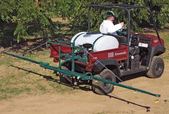 Utility Sprayers UTV-70 D252-4H-PKG-1 Designed to fit nicely into most UTV s, this 70 gallon skid sprayer package can do it all.
