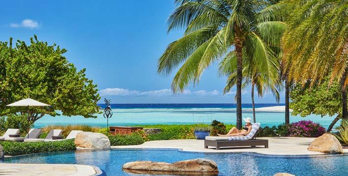 The exclusive line of unique rental villas and suites enjoys stunning seascape views, fine furnishings, exquisite décor