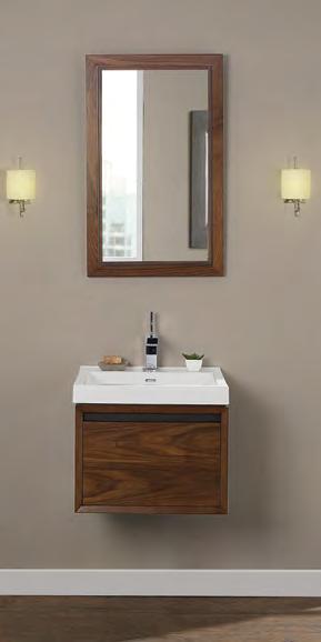 20, 30 Finish: Natural Walnut 36x18 Wall Vanity 30 Medicine Cabinet 36x 18 Ceramic Sink (Fits single hole