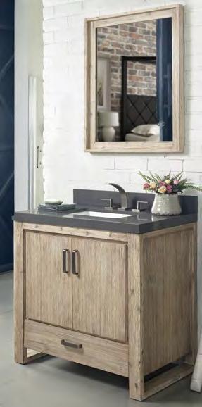 single hole faucet) 21 Oasis (1530) -standard 21 depth Vanity: 24, 30, 36, 48, 60 (double bowl) Mirror: