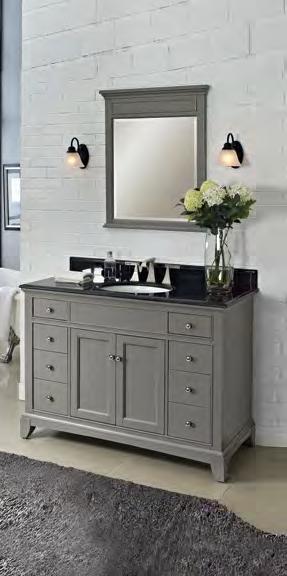 Linen Tower: 21 Finish: Medium Gray 72 Double Bowl Vanity 73 White Carrera Double Bowl Marble Top Oval Undermount