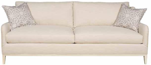 Sofas, Chairs & Ottomans fisher v922-2s fisher sofa Fabric Leather Overall Size W 88 D 40 H 37.5 Inside W 81 D 23 H 16.