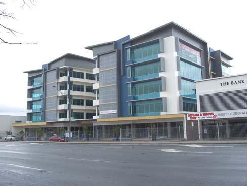 Thomas St and five levels of Commercial facing Gympie Rd with