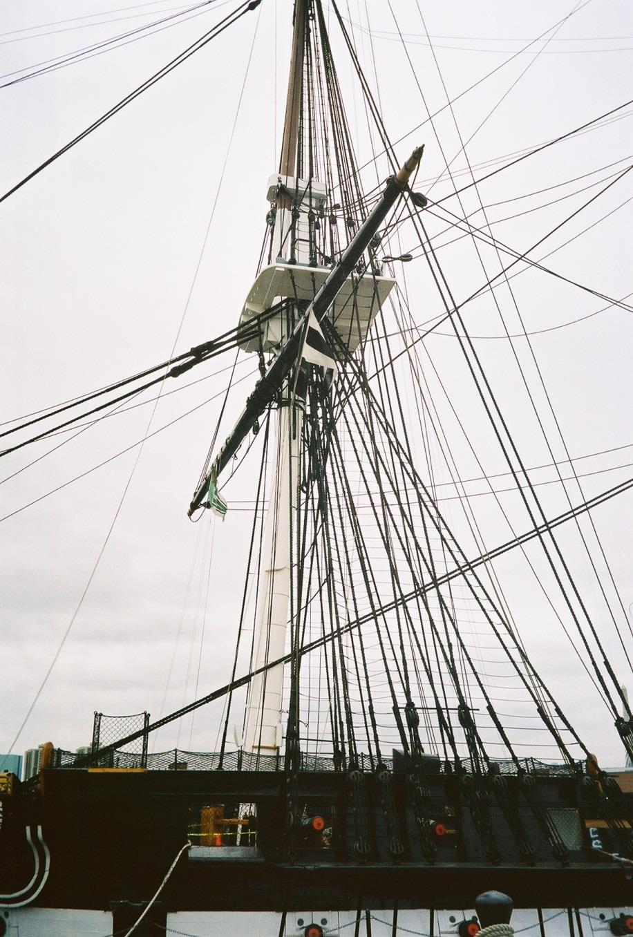 Flying Tops (Crow s Nest) The USS Constitution carried 55 marines Marines would often perform the role of sniper from the flying tops, also known as