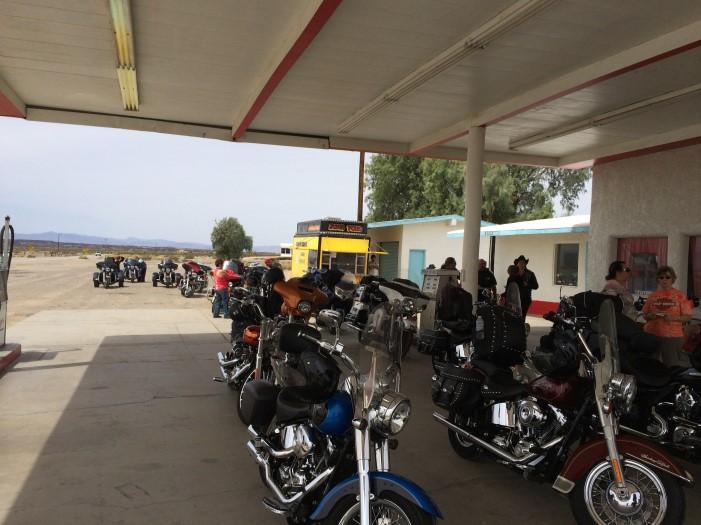 Pre-Laughlin by Michael Hardwick April 10 12 Our annual Pre-Laughlin ride started out with 48 attendees and Linda