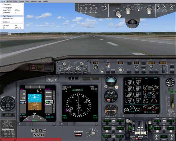 21. TUTORIAL Let s see an step by step example on how to use some of the features of this gauge, included in our Boeing 737 400, 737 800 2D panels Pack. (Screenshots are taken from FS9) 1.