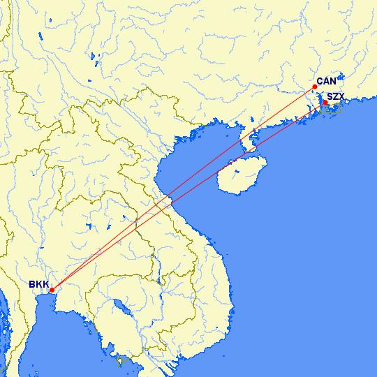 On the other hand, the Thai airlines Thai Air Asia which is a low cost airlines (subsidiary of Air Asia) opened routes to several