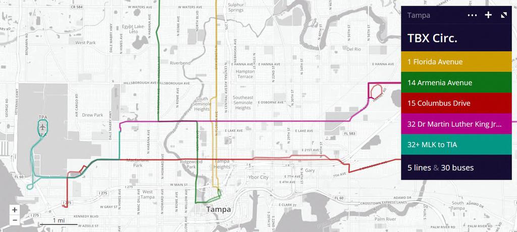 Transit Options Enhanced routes during TBX construction Cost Estimate $10 Million 31 Stay Involved www.tampabayexpress.