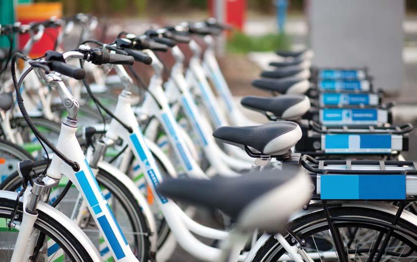 conditioning systems Electric vehicle charging stations Electric bicycles available to residents
