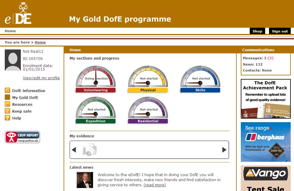 What is EDofE EDofE is an online portal created by DofE for participants to record their progress. In the past participants have had paper keeping track booklets, this portal replaces these.
