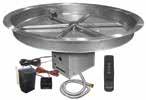 Round Pan TFS Burner Systems FPB-19RBSTFS-N v NG - 19 Round SS Pan with SS 16 Burning Spur, 45,000-80,000 Btu $1,499.