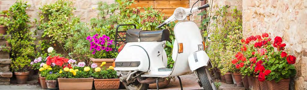 TUSCANY ON A VESPA 7 DAY TOUR What better way to experience Tuscany than on a Vespa! Ride through the hills of Tuscany to iconic locations taking in the true beauty of this region.