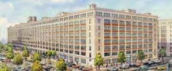 (RSF) on floors 3-8 - 160,000 RSF per floor - 24/7 building access - 20 loading docks on-site - On-site parking - Chilled water lines provided for A/C - Multiple subway and bus lines, LIRR at