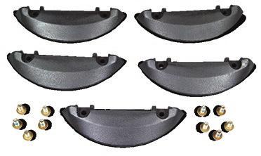 87298979 EXTENDED-WEAR SKID SHOE Application: All DCX, DC, RDX and RD Series disc mower, disc mower conditioner and windrower heads.