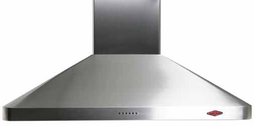 STAINLESS STEEL RANGEHOOD 120CM BS27300 Commercial grade 304 stainless steel wall mounted canopy rangehood designed and purpose-built for alfresco kitchens and barbecue areas.