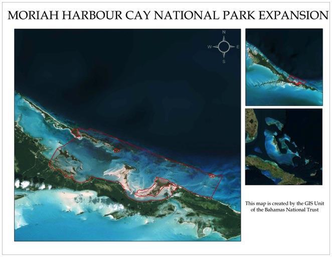 Proposed Park Expansions EXUMA Moriah Harbor Cay National Park Expansion Size: 14,000 Acres Moriah Harbour Cay National Park was established in 2002.
