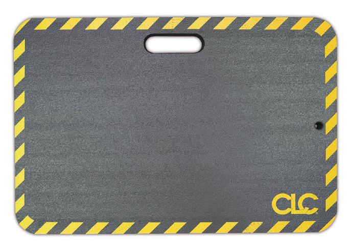 38/ea 302 Medium Industrial Kneeling Mat NBR material will not degrade with oil or petroleum contact Unique handle location provides more useful kneeling area Excellent shock