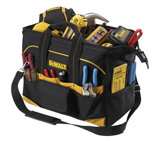 14 WORK GEAR DG5543 16 Tradesman s Tool Bag 13 Interior pockets including one zippered pocket to secure valuables 20 Exterior pockets allow for hundreds of organization options, includes one