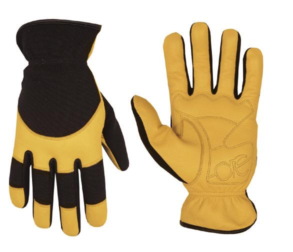 WORK GEAR 5 160 Contractor XC TM XtraCoverage TM palm is reinforced for added abrasion resistance and better grip Padded fingers and knuckles for protection against bumps