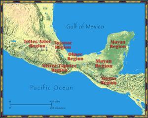 Mesoamerica Meso = means middle Mesoamerica =